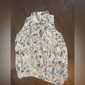 Floral Sheer Blouse